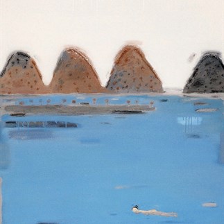 水性 _Ability to Swim_ 250×156_cm_ _2006 布面油畫_Oil on Canvas