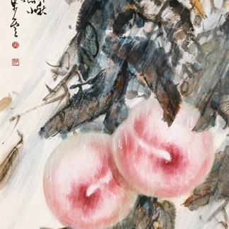 國畫-秋實(1986年)(101X66.5cm)立軸