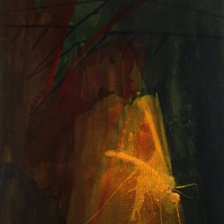 Ma Lu, Investigating Openly and Secretly, mixed media, 170 x 120 cm, 2006