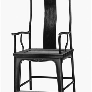 Chen Qi, Chair No.1, 1989; Woodblock Print,  80cm×50cm