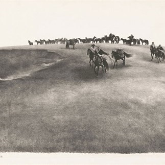 Wu Changjiang's work, The Vast Prairie in Qinghai