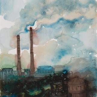 Zhang Xiaotao, Watercolor on Paper 7