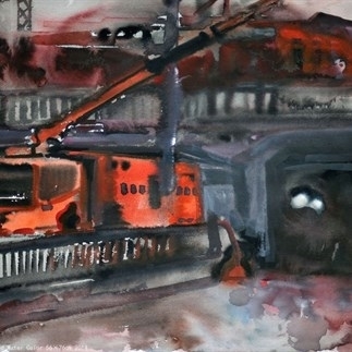 Zhang Xiaotao, Watercolor on Paper 12