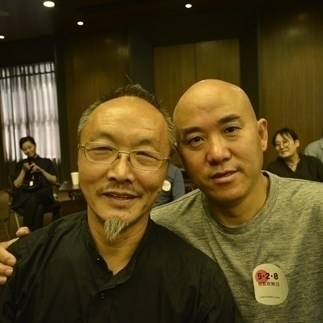 Lü (Lyu) Shengzhong (left) worked with Ai An. Courtesy of Ai An.