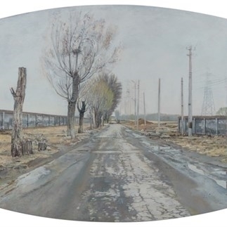 《路》 180×380cm  布面油畫   2021