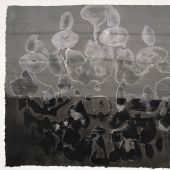 《巧克力》No.4，57x67cm，紙本水墨,2012年