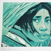 貴州人-之二People-From-Guizhou-彩色木刻-Color-wood---block-print-36.8x27.7cm-1988