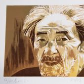 貴州人之一-People-From-Guizhou-彩色木刻-Color-wood---block-print-36.8x27.7cm-1988