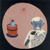 湯-100x100cm-油畫、丙烯---2010