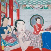 四姑娘 The Four Sisters 205×290cm 布面丙烯 Acrylic on Canvas 2013