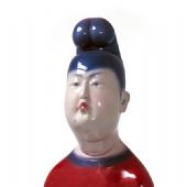 《唐-官吏》2005年 玻璃鋼噴漆  80x40x23cm