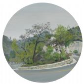 U形轉(zhuǎn)彎  直徑60cm  布面油畫(huà)  2009