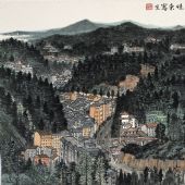 井岡山茨坪寫生2008年69x46