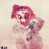 美猴王 獨(dú)幅版畫(huà) 28 cm×22 cm 1984 年