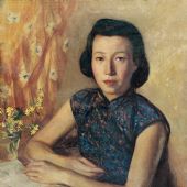 夫人像 布面油彩 66 cm×54 cm 1945 年