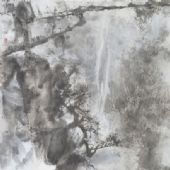 水墨之十       70x138cm           紙本水墨   2015