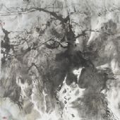 水墨之十四       70x138cm           紙本水墨   2015