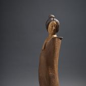 《唐女》系列之五（站立）木 32×25×H120cm 2006年