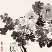 墨牡丹  67.5 cm X 92.5cm  1979