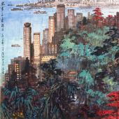 風(fēng)景這邊獨(dú)好     68 X 102cm  1985