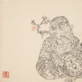 拉薩白描 43×38cm 紙本線描 1993