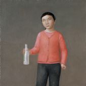 一瓶酒，2012年，160X110CM