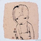 寶寶 25×25cm 水墨 2007