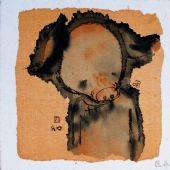 豬寶寶 25×25cm 水墨 2007