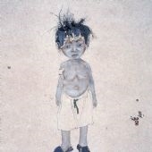 狗剩兒 90×75cm 紙本水墨 2008