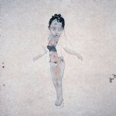 小水 90×90cm 紙.水墨 2008