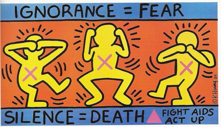 5. Keith Haring – Ignorance = Fear, 1989. Courtesy of the Keith Haring Foundation.jpg