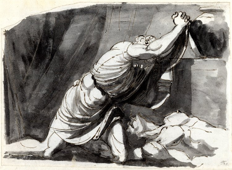 圖6《阿喀琉斯悼念帕特洛克羅斯》（Achilles Lamenting for Patroclus), 亨利·菲斯利（Henry Fuseli），1770.jpg