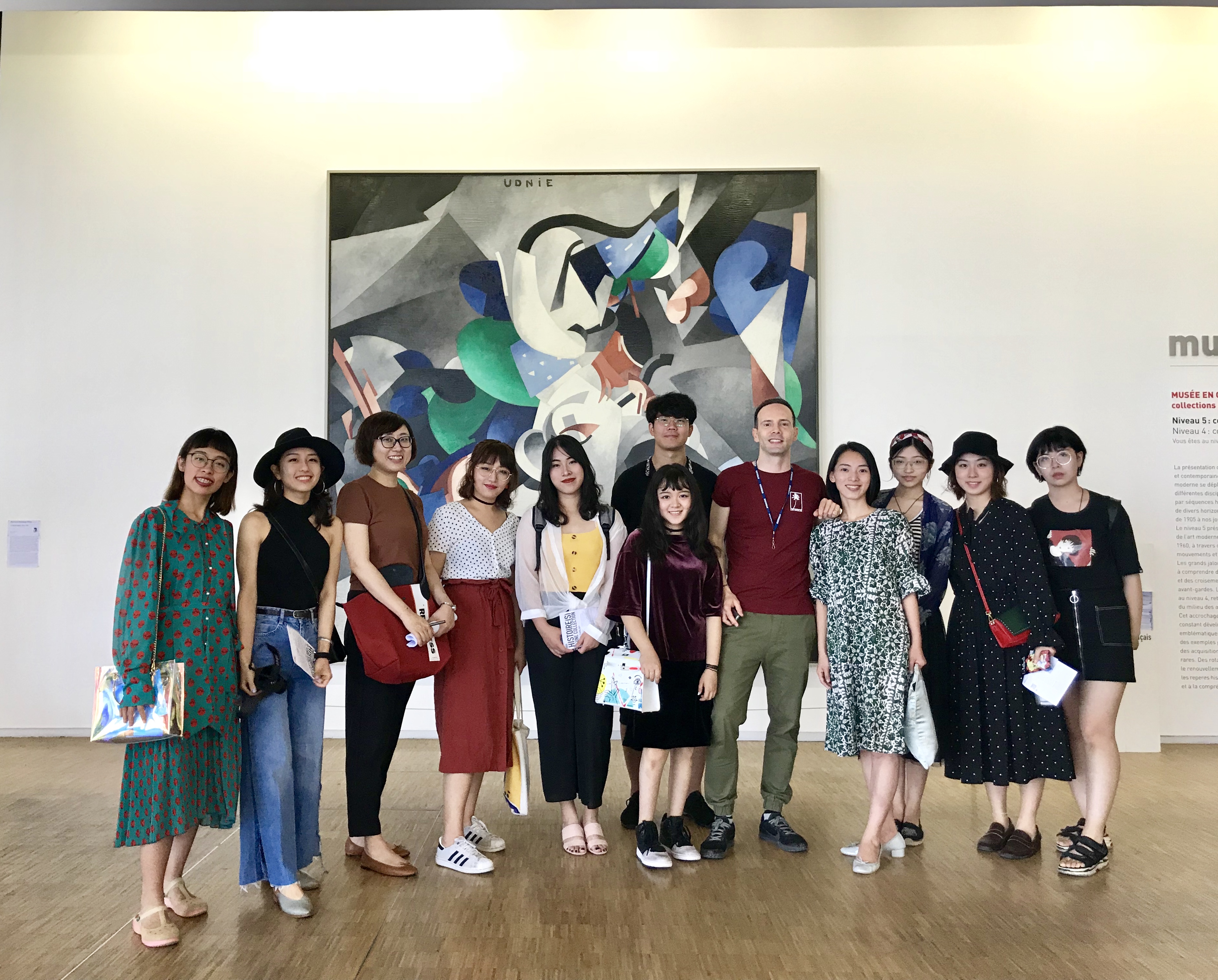 05 Tutors and students from the School of Art Management and Education investigated the Centre Pompidou Paris..jpg