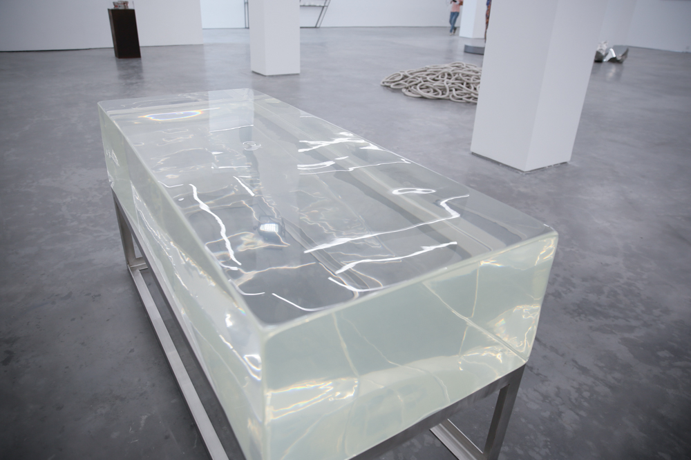 Concealed Rock No. 2, 2012, Acrylic resin, 180x73x38.5cm Exhibition View  ??CAFA ART INFO Photo by Hu Sichen 13.jpg