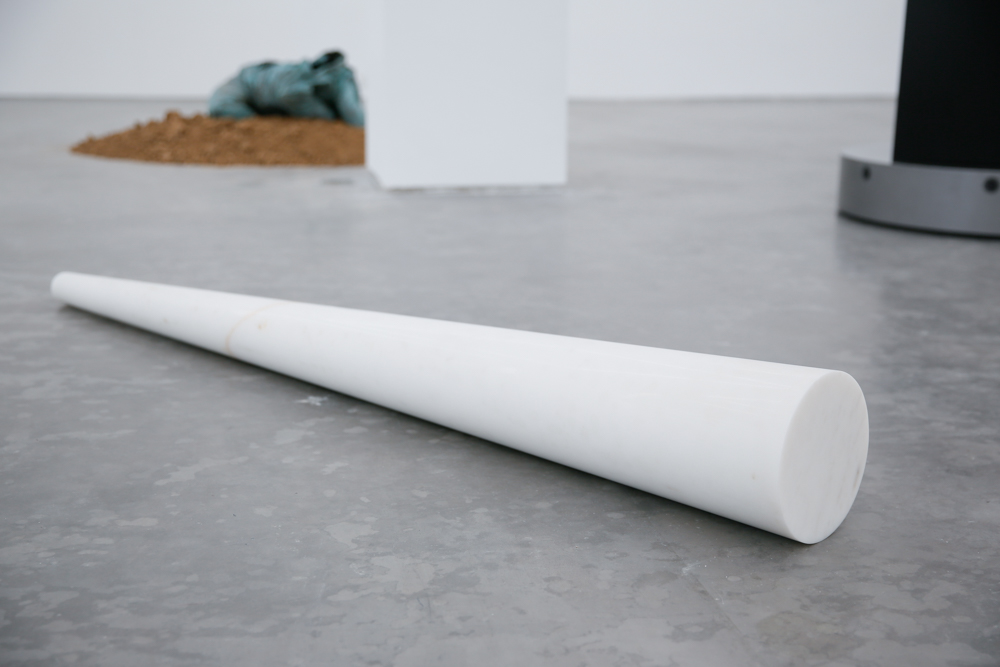 An Eternal Light Beam, 2013-2019, White marble, 76x20x6cmExhibition View  ??CAFA ART INFO Photo by Hu Sichen 20.jpg