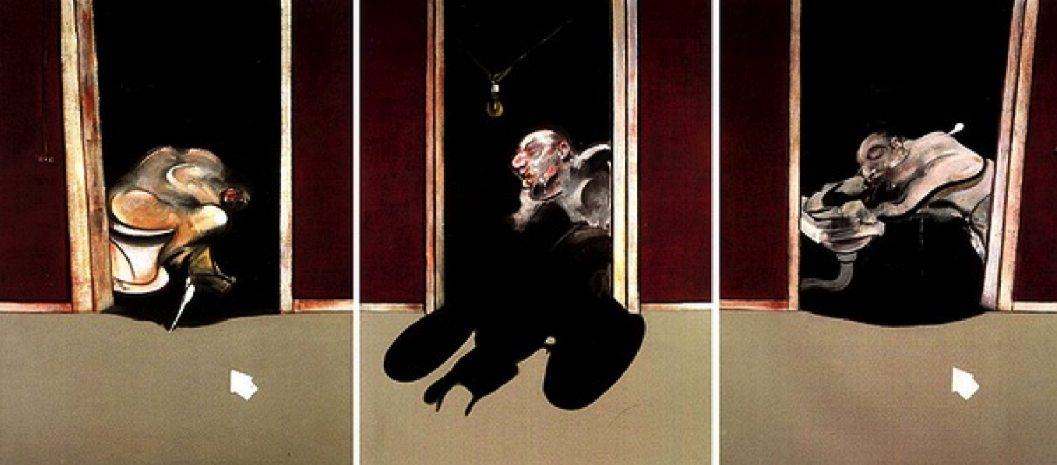 2：Francis Bacon，Triptych，May-June，1973，Private Collection.png