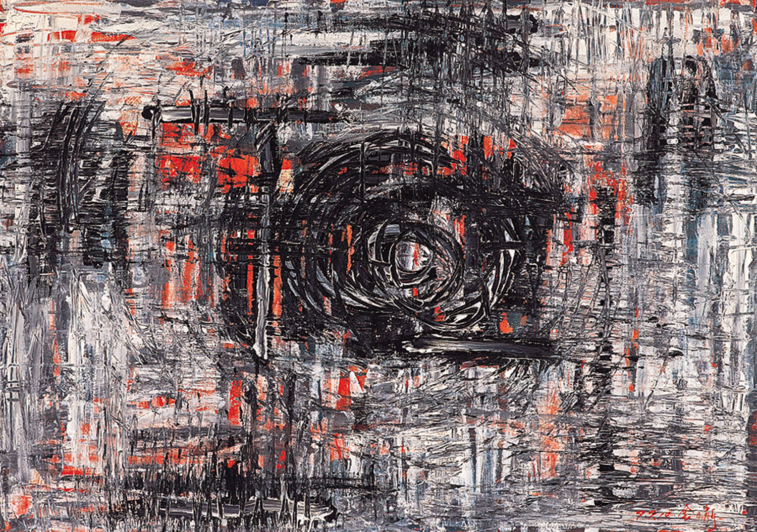 4、金日龍， 夜行，紙面丙烯，70×100cm，1997.jpg