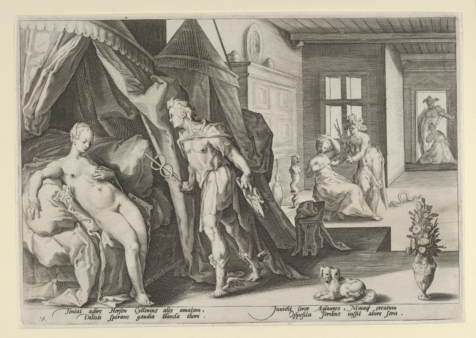 圖18 1590 Mercury_Entering_Herse's_Room_After_Changing_Agraulos_to_Stone,_from_Ovid,_Metamorphoses,_Book_II_MET_Hendrik Goltzius.jpg