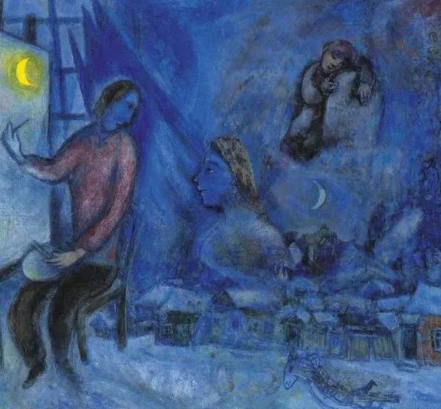 06 Marc Chagall, Hommage au passé ou La ville, 1948.jpg