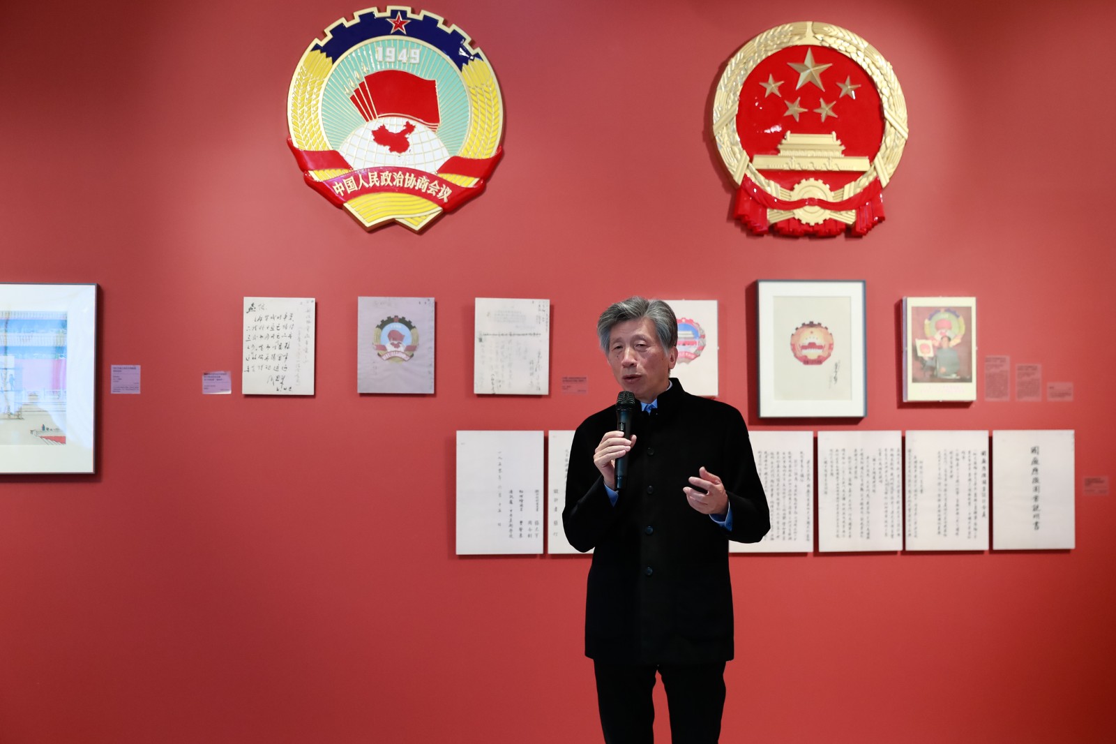 06 Fan Di’an, Chairman of the China Artists Association and President of the Central Academy of Fine Arts, addressed to the opening ceremony.jpg