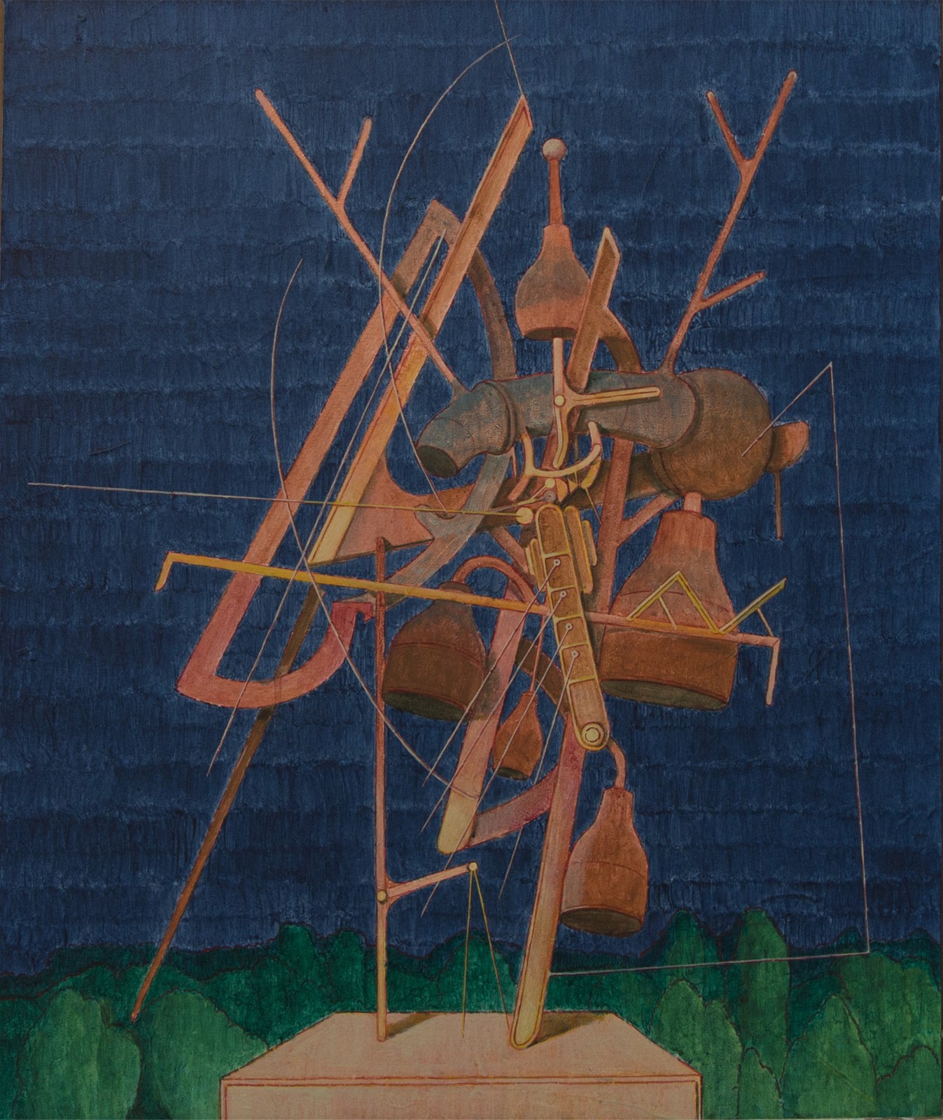 Deer Robot Series No.4, 60cmX50cm, Acrylic on linen, 2014.jpg