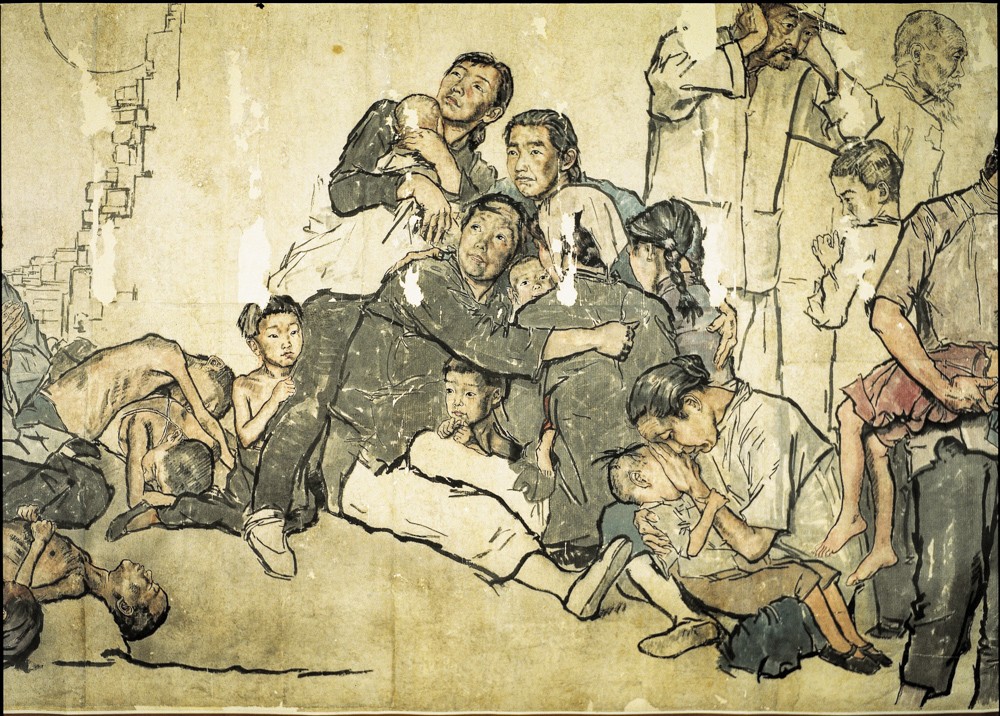 圖22、蔣兆和，《流民圖》局部，1943年.jpg