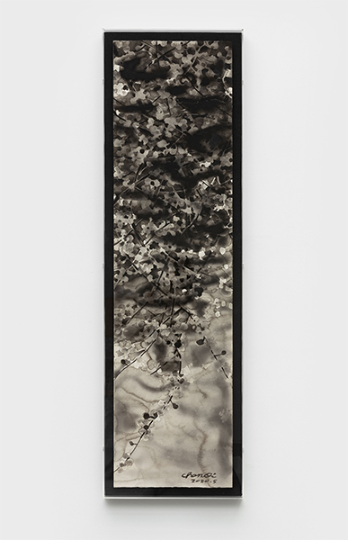 Chen Qi, A Dream Chant, 2020, Ink on Paper　153x40.5cm.jpg