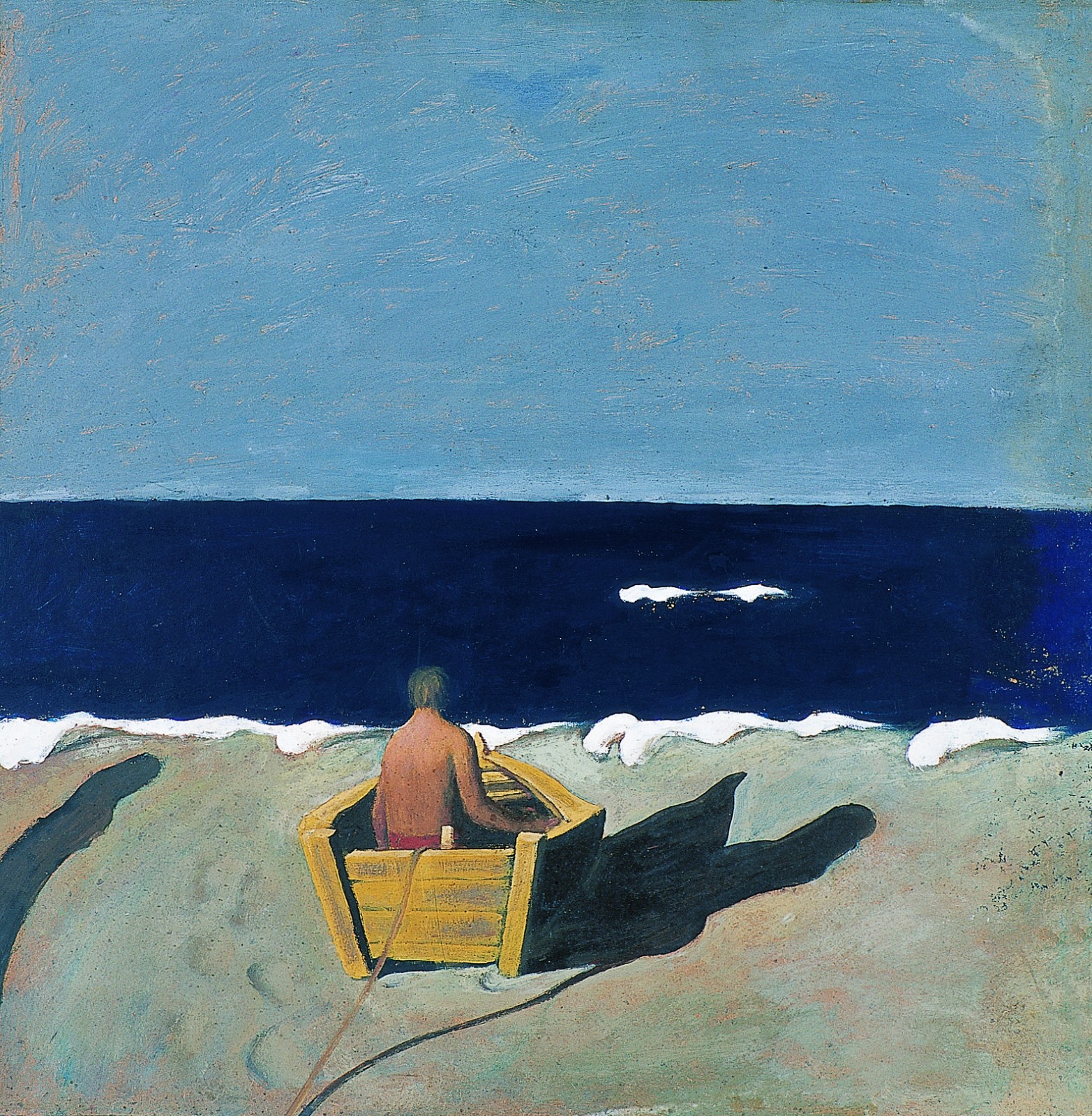 02 Tan Ping, The Black Sea, Acrylic on canvas, 49 × 49 cm, 1986.jpg