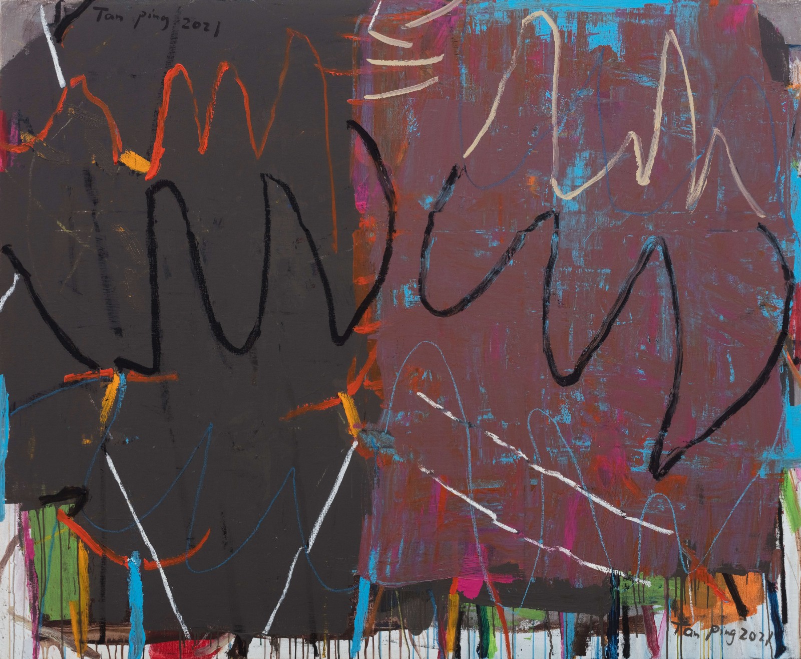 07 Tan Ping, Untitled, Acrylic on canvas, 160 x 200 cm, 2021.JPG