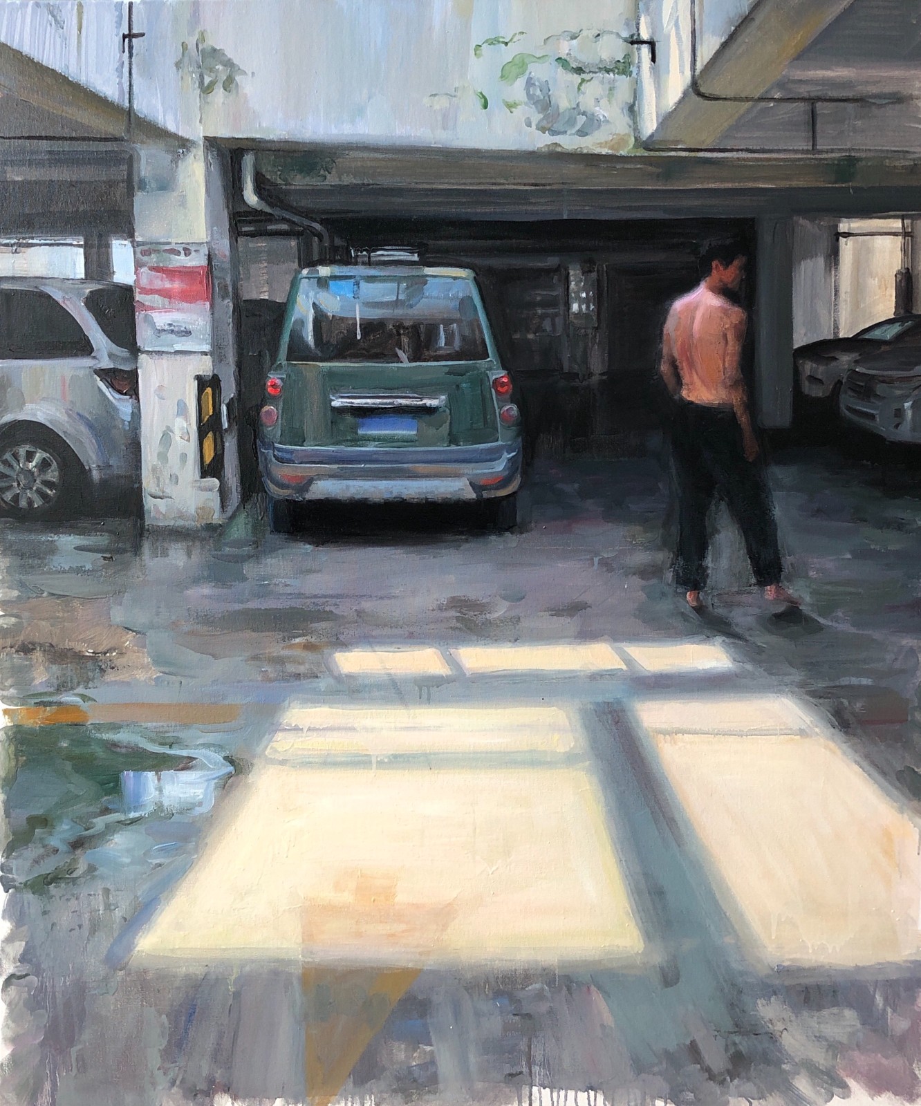 《沉寂》 120x100cm 布面油畫.jpg