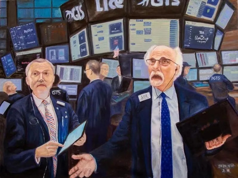 06 Gao Hong, “A Circuit Breaker in Stock Market”, 120×90cm, oil on canvas, 2021. Image courtesy of the artist..jpg