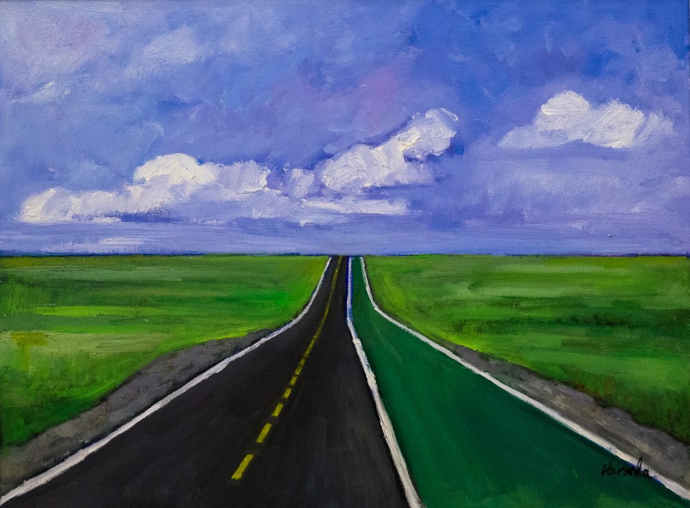 《 路 》布面油畫 60 x 80cm  2018年.jpg