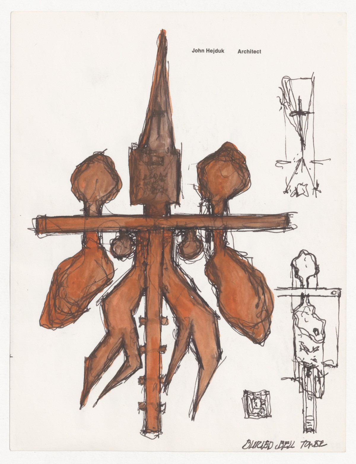 Plan for Church Complex and Sketches (from the series Pewter Wings, Golden Horns, Stone Veils), 1994-1996.jpg