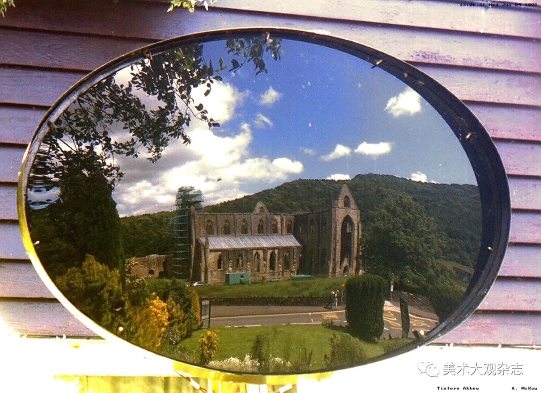 圖 15 ˉ 借助于“克洛德鏡”看到的英國廷騰修道院 ( Tintern Abbey) 之景.jpg